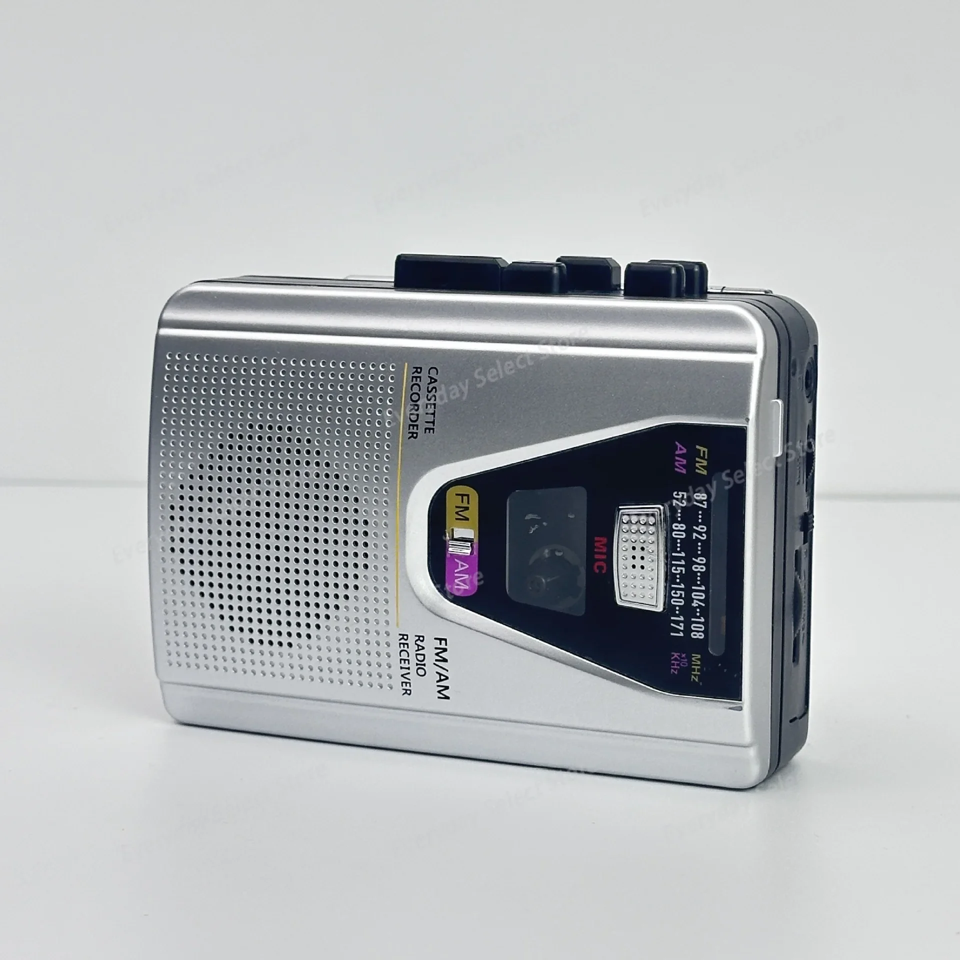 Portable AM/FM Radio Cassette Walkman Vintage Auto‑Reverse Tape Player Nostalgic radio Recorder Audio player