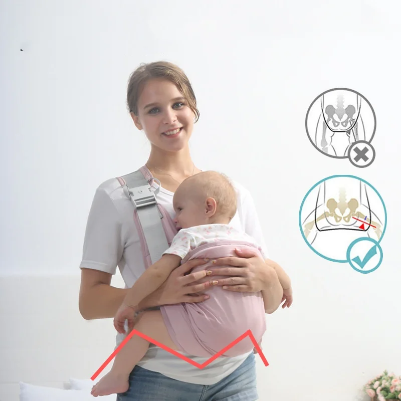 Baby Child Outdoor Carrier Wrap Soft Anti-Slip Carrying Ring Sling Multifunctional Baby Toddler Carrier Accessories