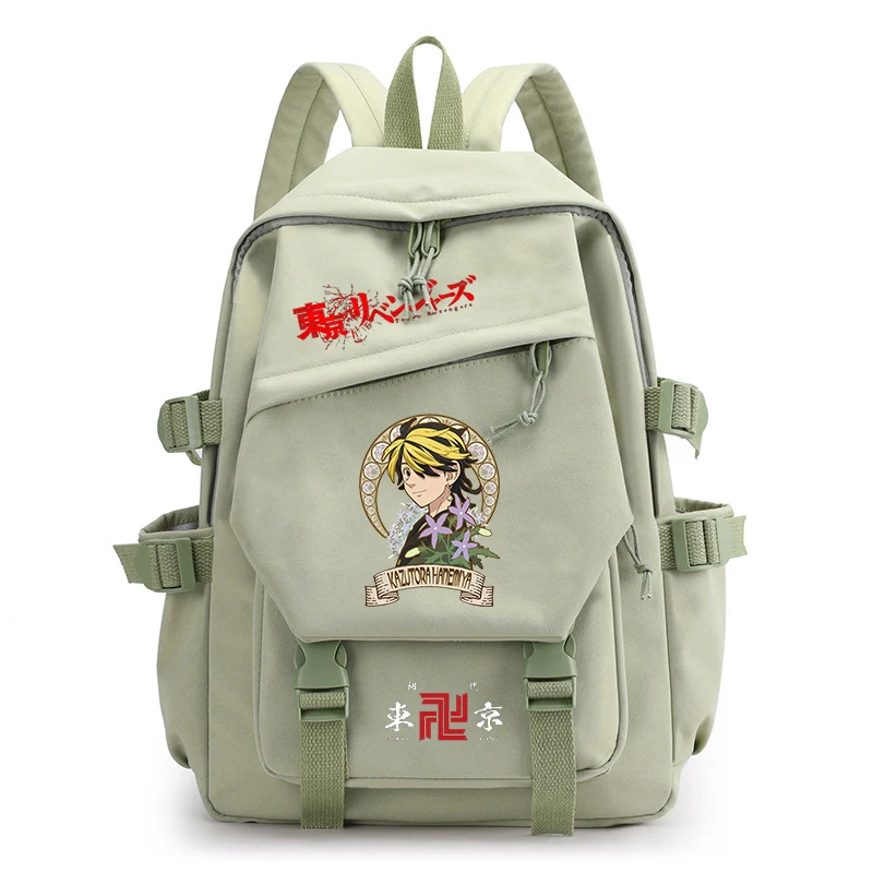 Tokyo Revengers Women Nylon Waterproof Schoolbags Cute Travel Bag Notebook Backpacks