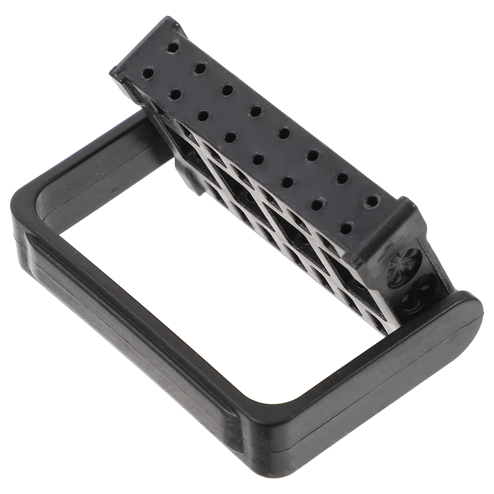 

16 Holes Manicure Grinding Tool Box Durable Organizer Nail Grinding Head Holder Professional Home Use Dark Blue