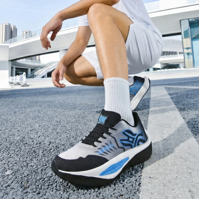 2026Men's Cushioning Running Shoes Lightweight Athletic Casual Sneakers Male Non-Slip Sports Shoes Outdoor Travel Walking Shoes