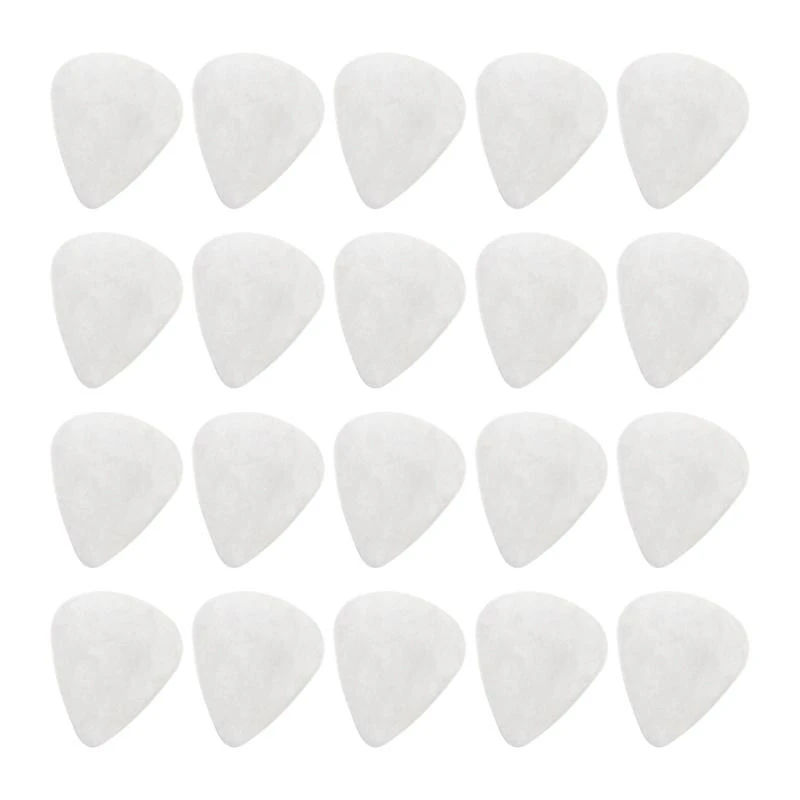 U2JB 20Pcs Stainless Steel Guitar Pick Plectrums for Electric Guitar Bass Ukulele