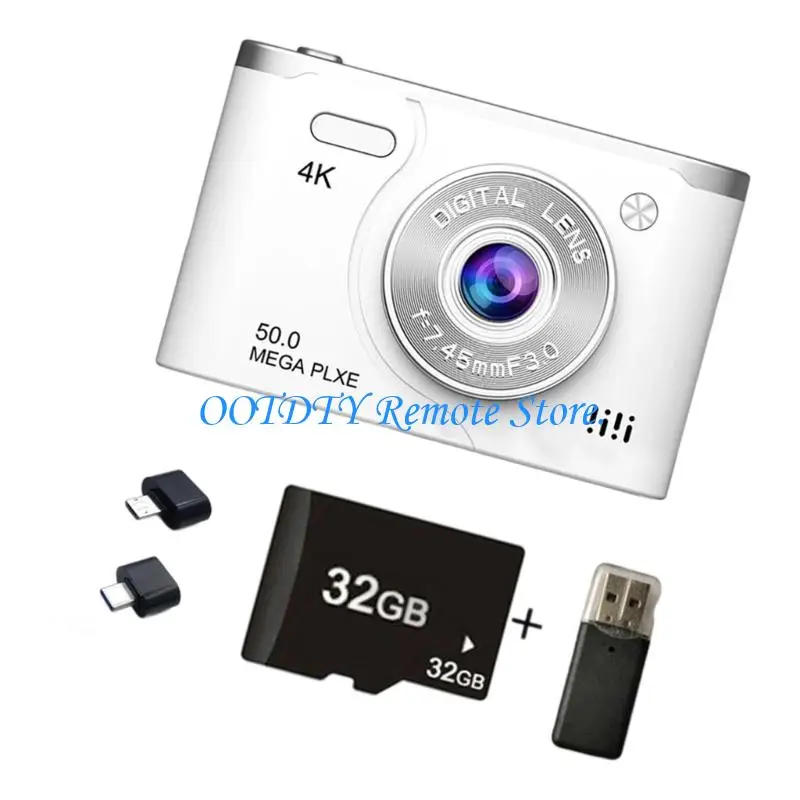  Digital Camera 6400W Pixels with Dark Environment Optimization and Compactly 2.5in Screen for Outdoor Vlog