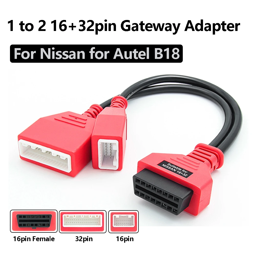 

OBD-адаптер шлюза 16 + 32 подходит для Bypass Nis-san/Sylphy B18 Sgw No Need Password Work с Autel IM508 IM608 Lonsdor K518SE