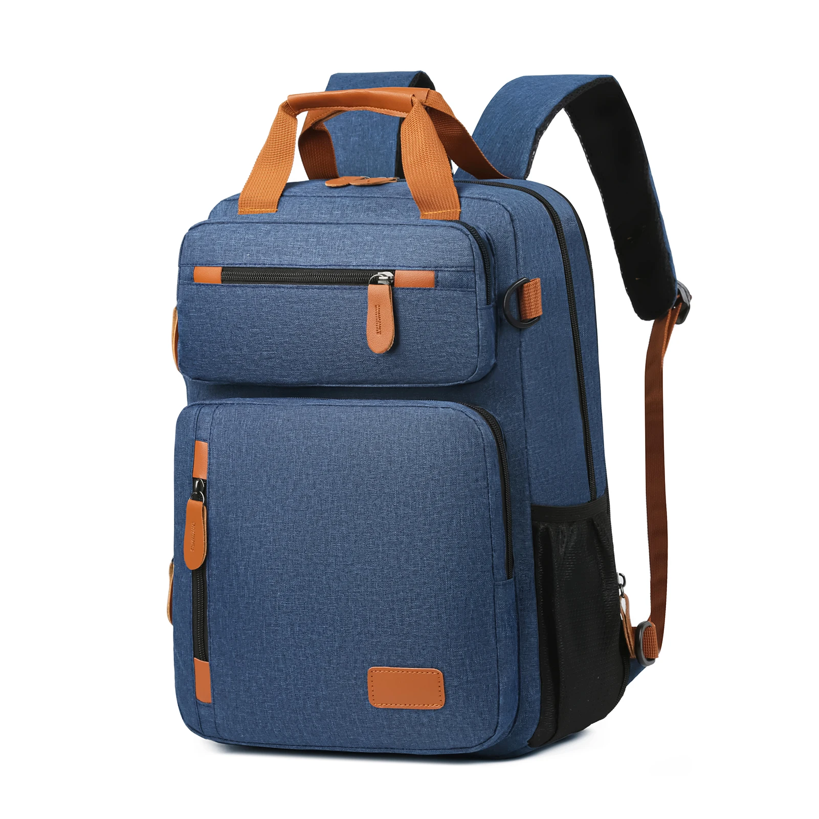 Large-Capacity Travel Backpack 15.6-Inch Laptop Backpack for Men Women Water-Resistant Business Rucksack with Luggage Strap