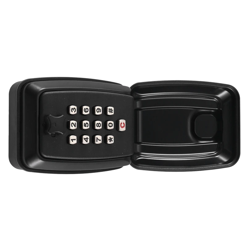 Waterproof Anti-Theft Password Key Box Lock Outdoor Key Storage Box Aluminum Alloy Anti-Theft Password Key Box