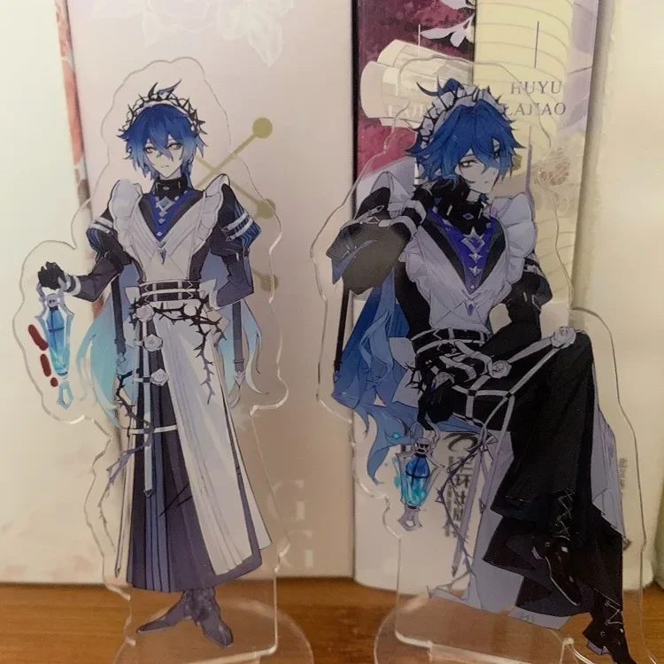 Anime Genshin Impact Lantern Bearer Flins Fans Works Acrylic Figure Stand Model Plate Desk DIY Decor Sign Ornament For Fans Gift