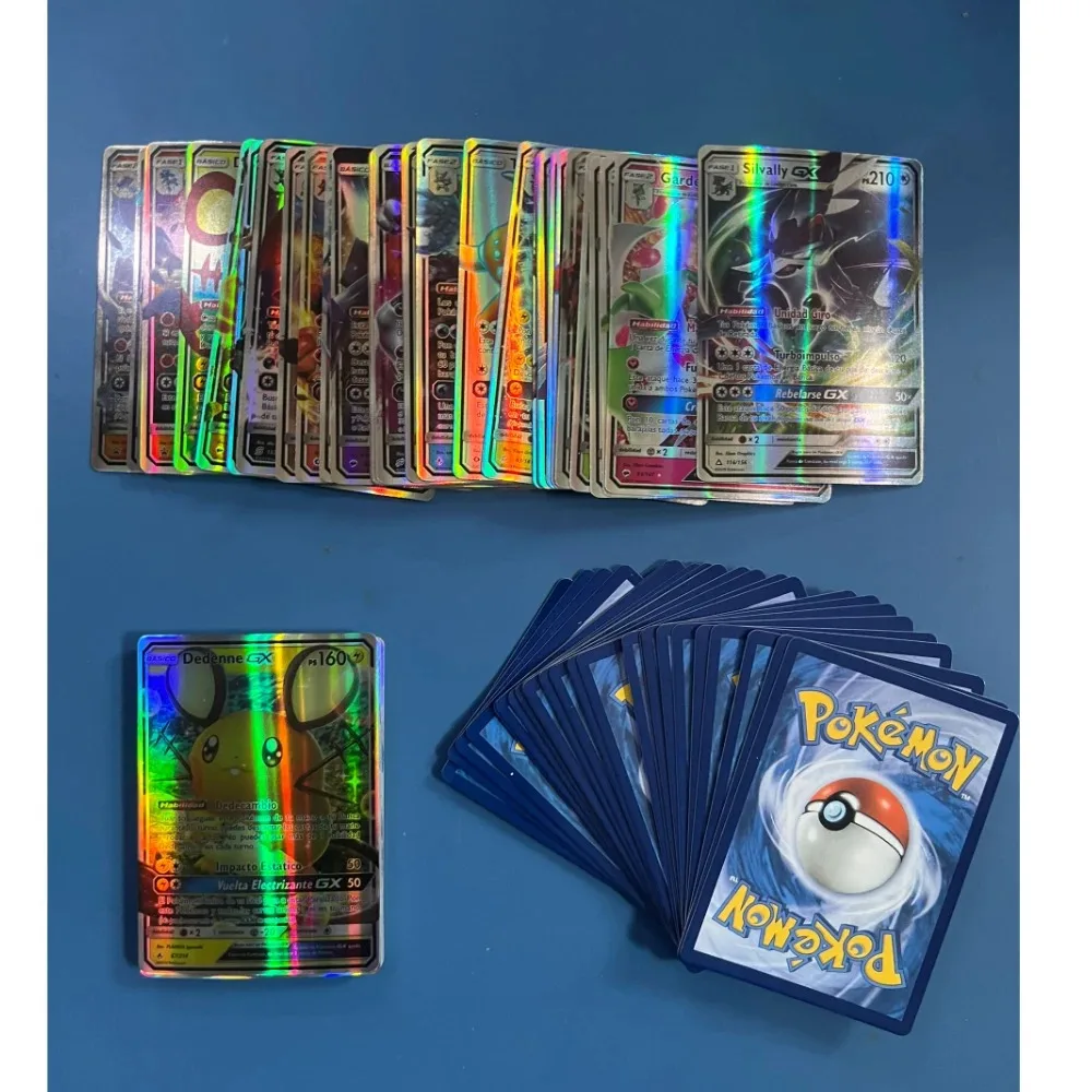 

new model Pokemons French English German Korean Spanish Cards Pokemons Card GX VMax VMAX V TT Pikachu Anime Battle Card