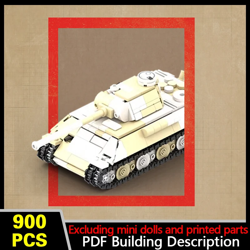 Panther Ausf Military Tank Model MOC Building Bricks War Equipment Modular Technology Gifts Holiday Assemble Toys Suit