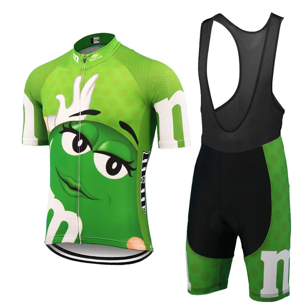 Camiseta de Ciclismo de dibujos animados divertidos para hombres, ropa de secado rápido, babero de Gel, traje de manga corta para MTB, Verano