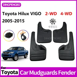 Mudflaps Fender for Toyota HILUX VIGO 4WD 2WD 2005-2015 Mud Flaps Splash Guards Front Rear Wheels Fender Car Accessories 4Pcs