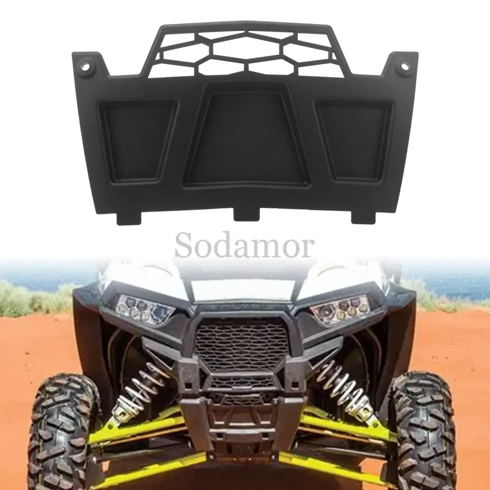 

For Polaris RZR XP 4 1000 EPS High Lifter Edition 2017 #5450253-070 Motorcycle Front Winch Cover ABS Plastic Black Accessories