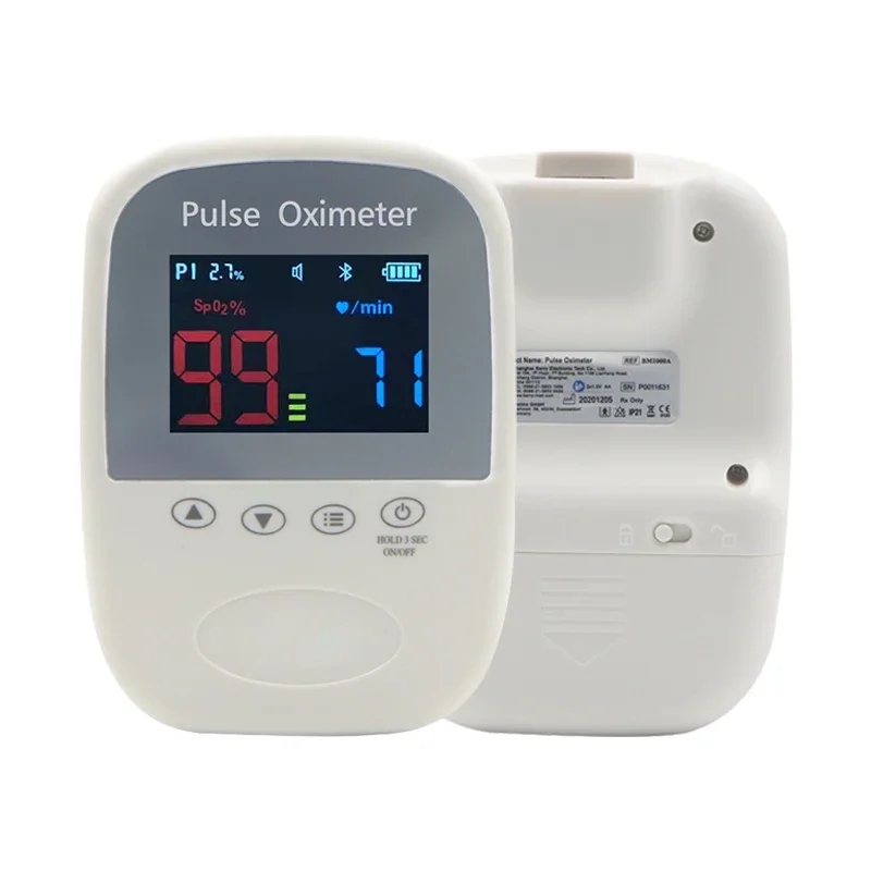 a forVeterinary Wireless BLE Handheld Pulse OximeterS Spo2 Sensor App Remote Pet Medical Product