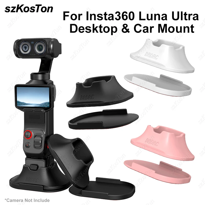 Silikon-Antirutschbasis für Insta360 Luna Ultra Desktop-Ständer, Kamera-Autohalterung für Insta360 Luna Ultra Kamera-Zubehör