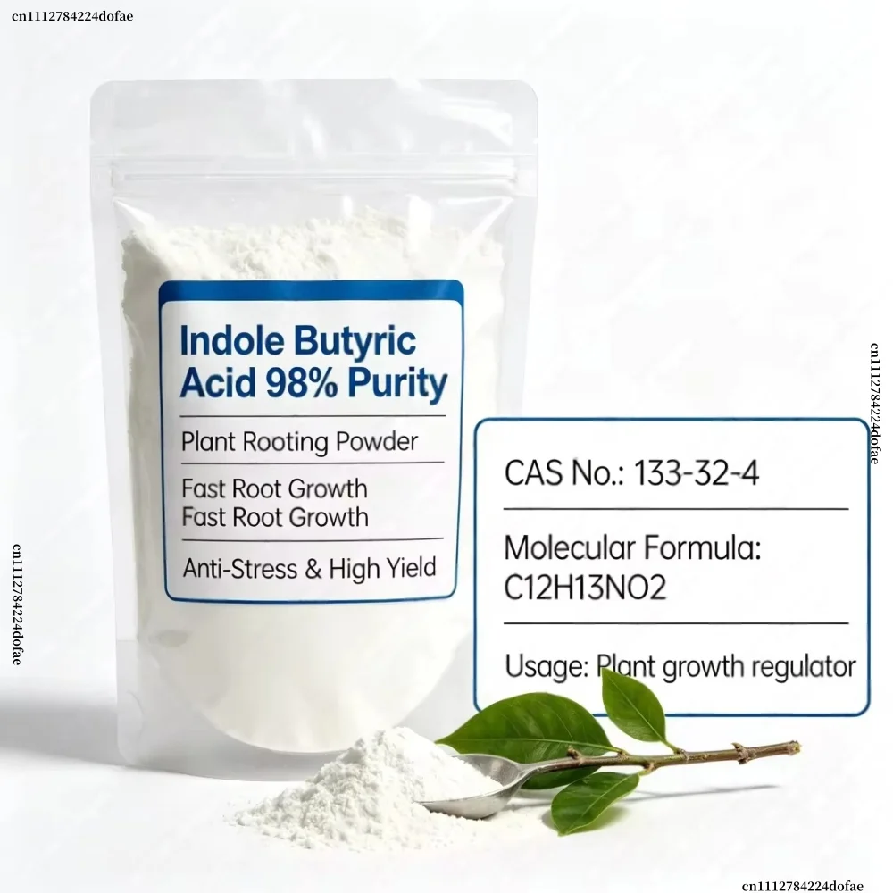 Potassium Indole Butyrate Powder, 98% Purity Water Soluble Garden Fertilizer Raw Material for Cuttings and Transplanting