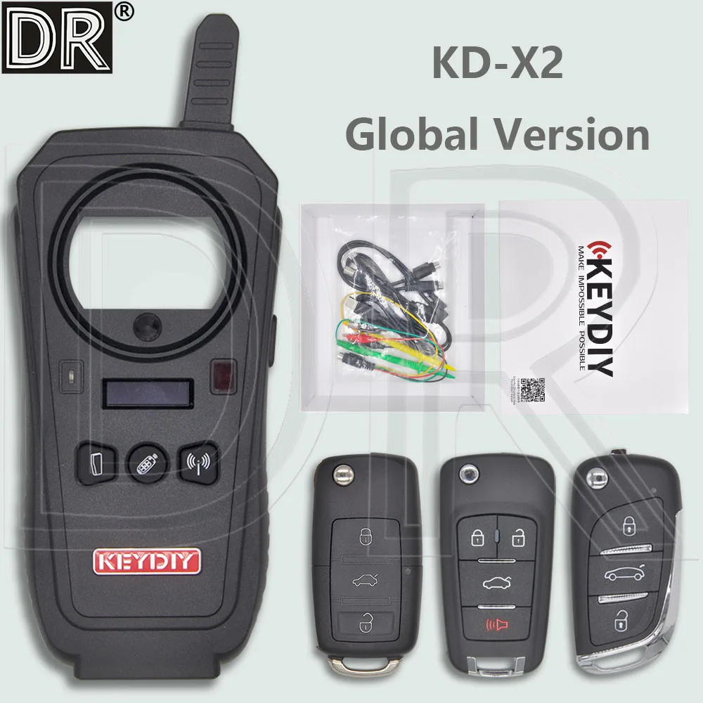 DR Brand New KEYDIY KD-X2 Comes With A Packaged Set Fit For Car Remote Key Programmer Transponder/Blank Key Generation