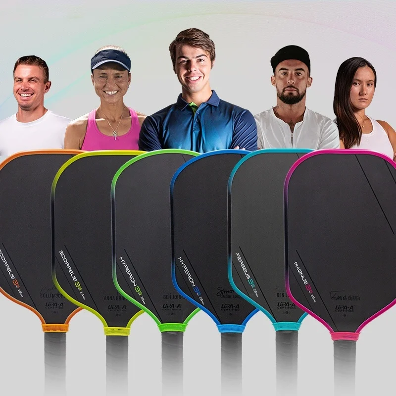 

Perseu 3S GEN3 T700 Carbon Fiber Pickleball Paddle with Textured Matte Surface and PP Honeycomb Core for Enhanced Power