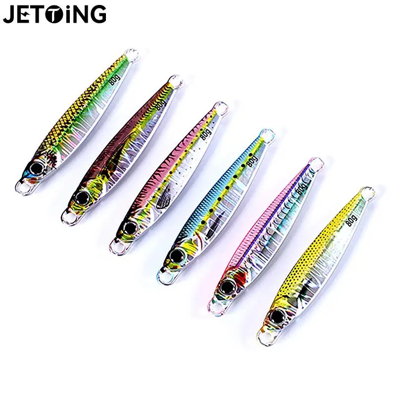 

3D Print Tungsten Lure Fishing Jig 10g 20g 30g 40g 60g 80g 100g120g Jigging Lure Peche Spoon Cast-Jig Tungsten For Fishing Lures