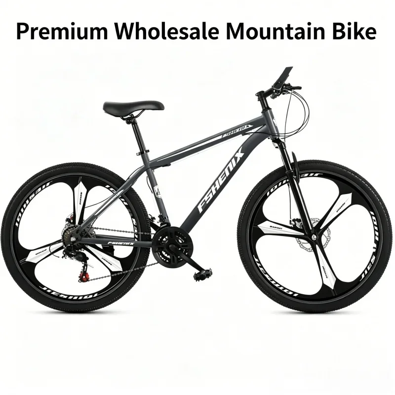 

Adult 21-Speed Mountain Bike 24/26 Inch Shock Absorption Off-Road Commuter Bicycle for Men Women College Students