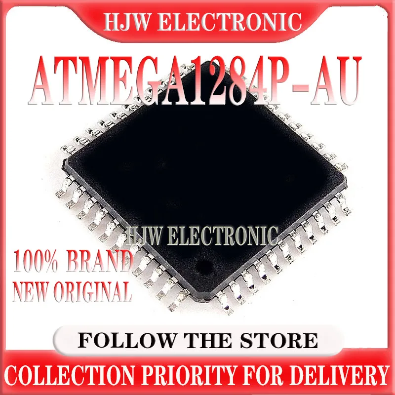 

10-100pcs ATMEGA1284P-AU ATMEGA1284P-AUR 32 1.8V~5.5V 20MHz AVR FLASH 128KB 16KB TQFP-44(10x10) Microcontroller Units