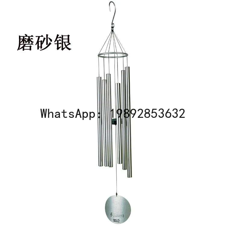 

ZF in-stock metal aluminum tube tuning musical wind chimes home iron art garden wind chime decoration