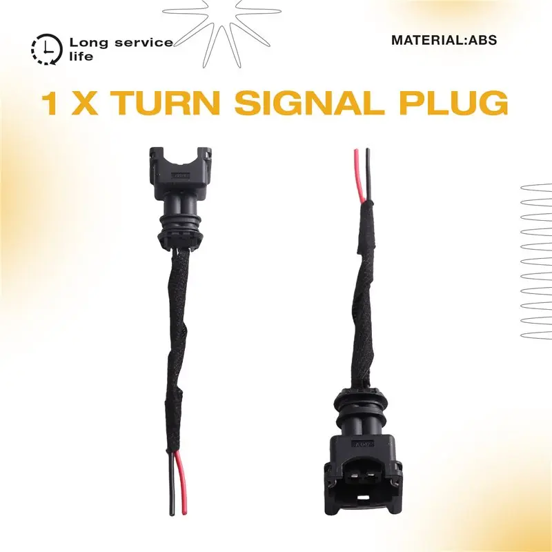 Car Front Bumper Turn Signal Plug Replacement Part- For Smart 453 Model Code 4535403525
