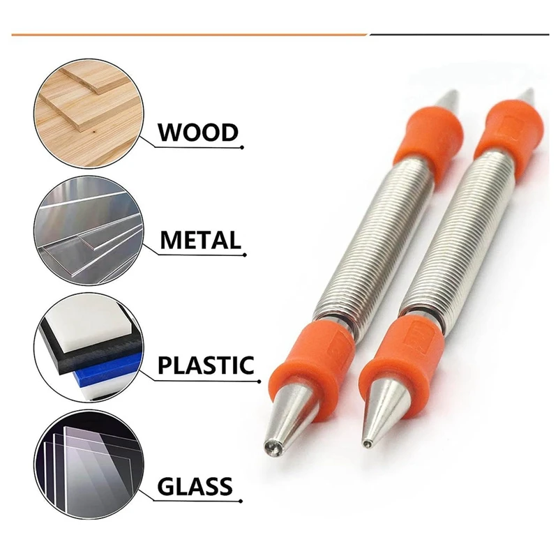 2Pcs Spring Tool Set Spring Loaded Rivet Removal Set For Wood