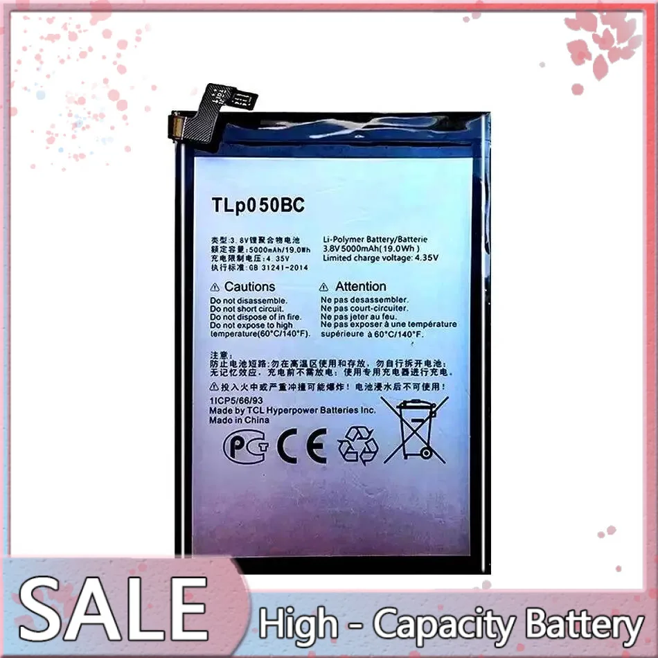 

Аккумулятор высокой емкости для мобильного телефона Alcatel Pixi 4 Plus Power 5023F 5023E 5000 мАч Tlp050bc