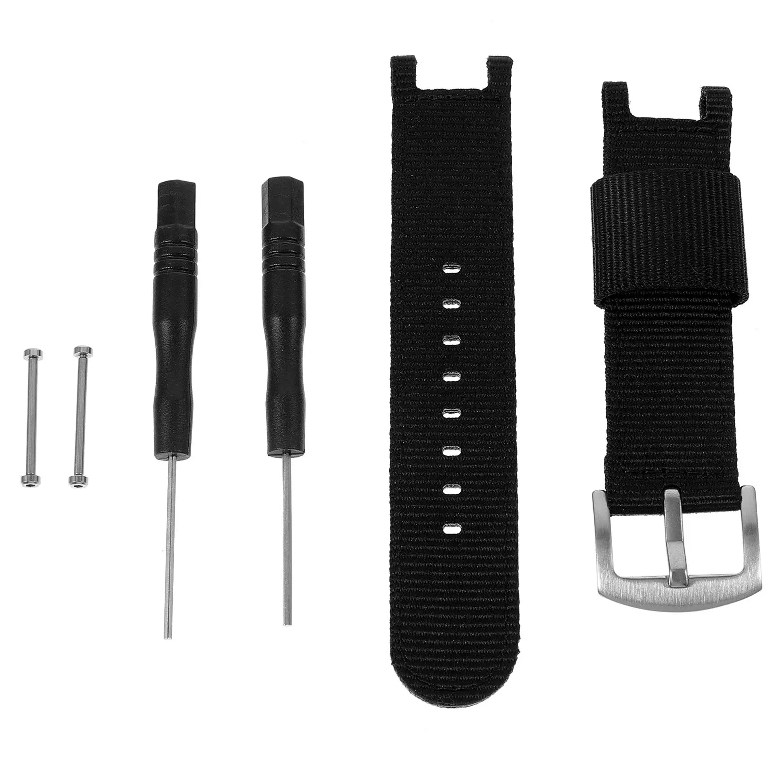 22Mm Nylon Watchband Soft Moderate Flexibility Sturdy Compression Molding Adjustable Smart Watch Strap Outdoor Use
