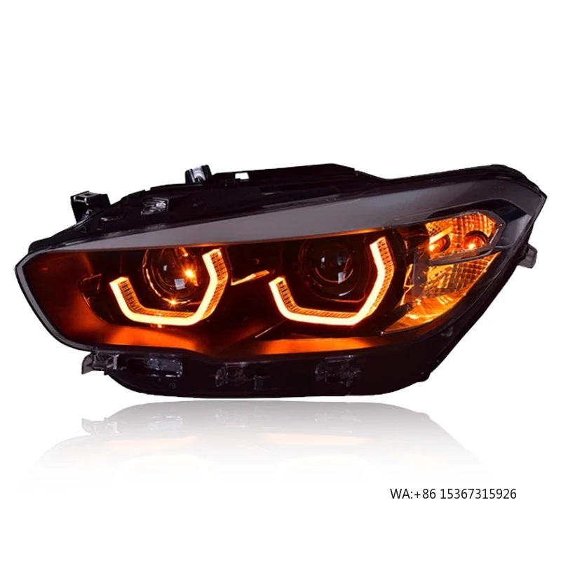 

Design DRL Signal Lamp Automotive Car Styling Head Lamp F20 Headlights 2015-2018 116i 118i 120i LED Projector Lens
