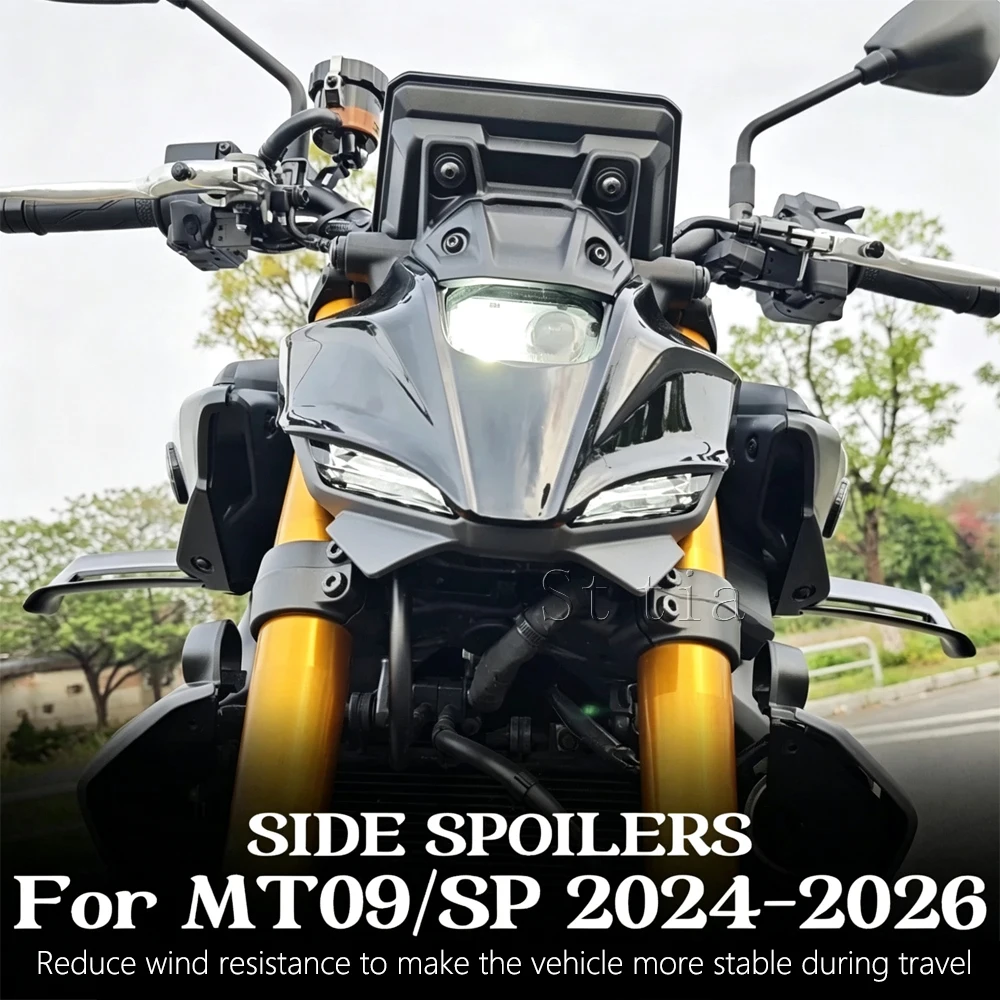 2024 2025 2026 For Yamaha MT09 SP MT-09 MT 09 Motorcycle ABS Naked Side Spoilers Fairing Winglets Aerodynamic Wing Deflectors