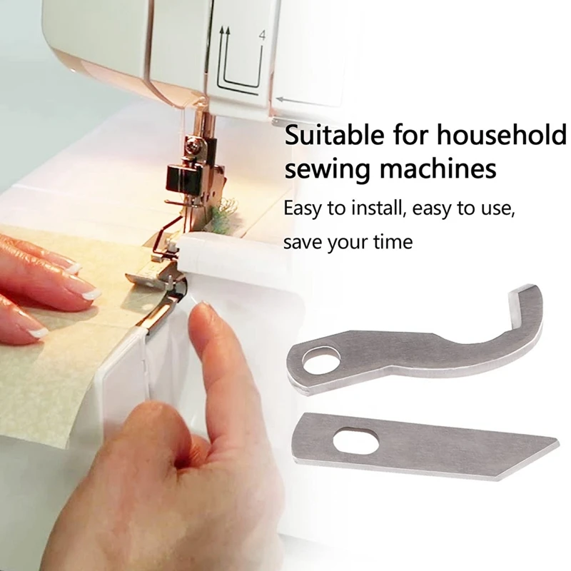 2PCS For Brother Serger Blade For Brother 1034D Upper And Lower Knife X77683001 XB0563001 CNIM Hot