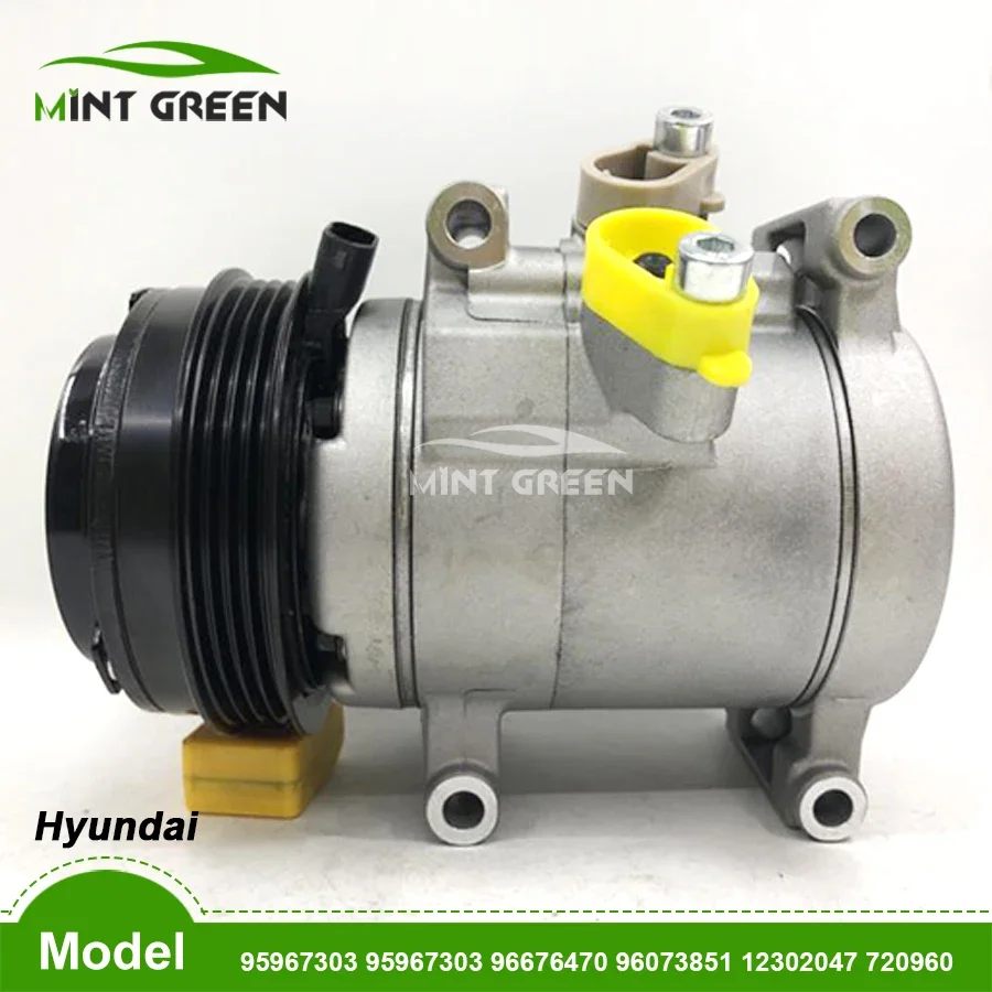 

CSP11 Auto AC Compressor for Chevrolet Spark Beat M300 for car Hyundai I20 95967303 95967303 96676470 96073851 12302047 720960