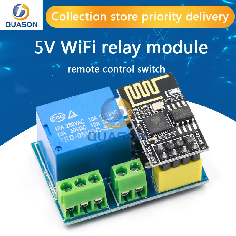 ESP8266 5V WiFi relay module Things smart home remote control switch phone APP ESP-01 relay module