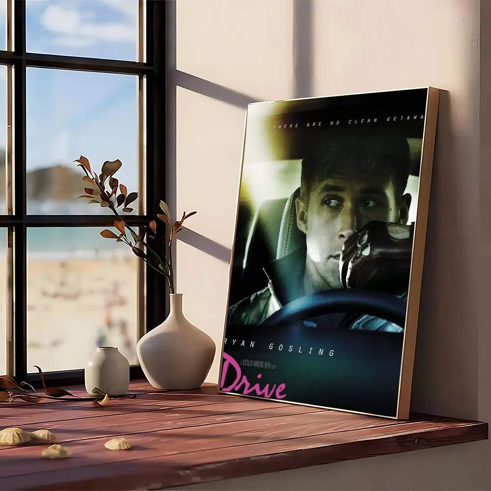 ملصق Drive الكلاسيكي Ryan Gosling بدون مؤطر ملصق Kraft Club Bar Paper Vintage ملصق جدار الفن اللوحة ملصقات الدراسة لغرفة النوم
