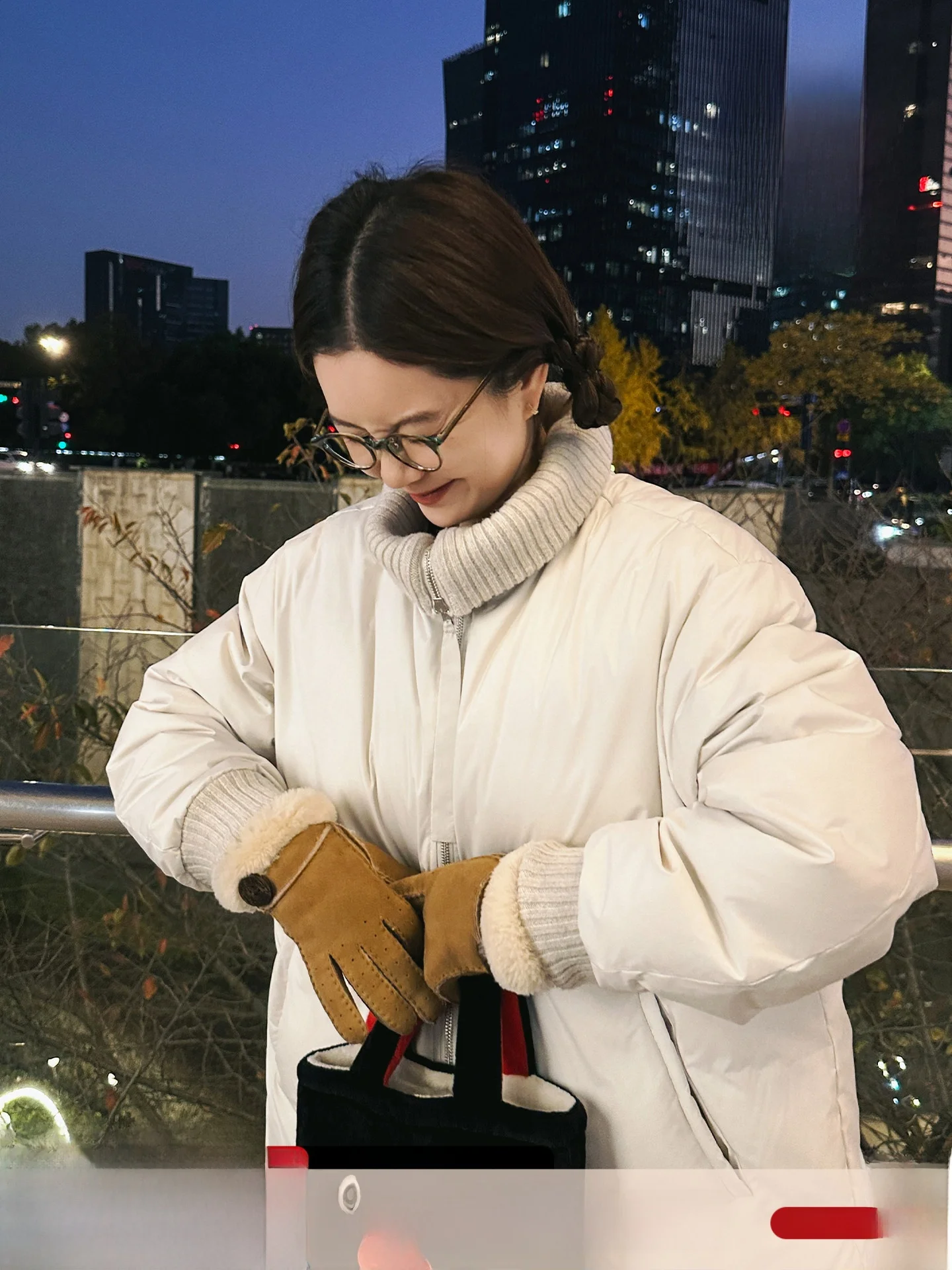 

Sisy Bla Label Goose down Jaet 90 White Goose Feather Knitted Collar ort Outerwear Women's Winter New Arrival