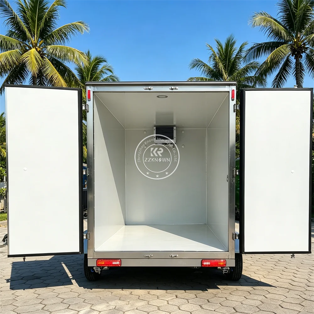 

Mobile Reefer Truck Mobile Refrigerated Trailer Stable Cooling Transport Vehicle Large Capacity Freezer Trailer