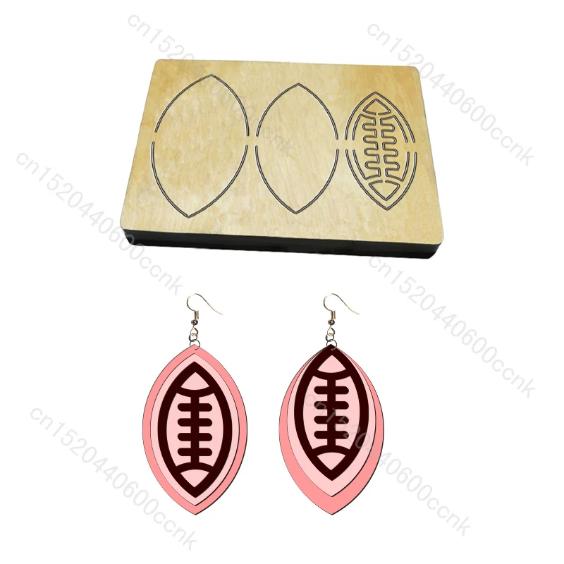Wooden Earring Cutting Dies Scrapbooking, Multiple Sizes, V-8429, New