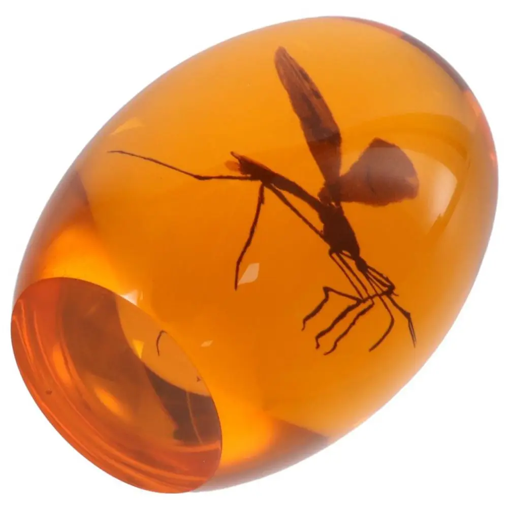 

Wonderful 3D Paperweights Mosquito Collection Figurines Paperweight Amber Unique Design Ornament Home Decor