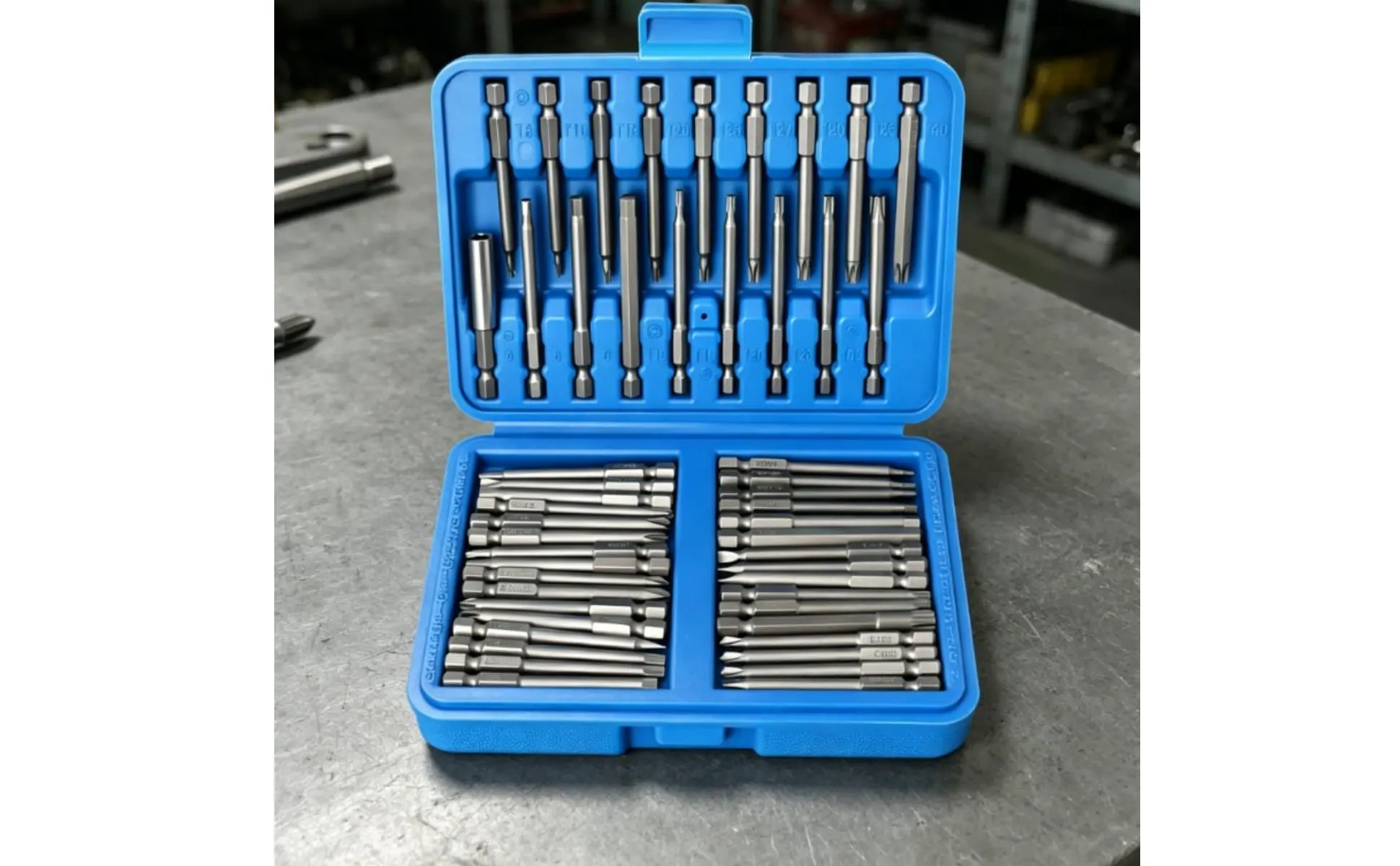 50 Pieces Attracting Screwdriver Bits Heat Treated Attracting Screwdriver Bit 1/4 Inch Driver Bits Strong Grip Tool Set