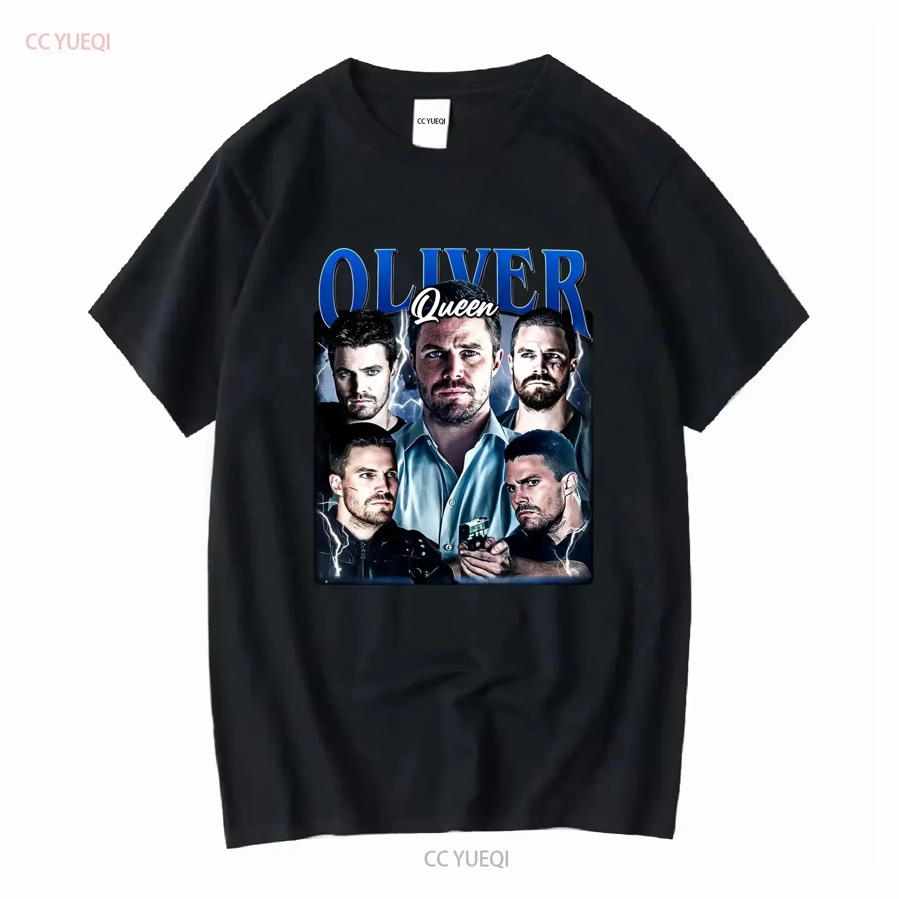 Customization Shirt Limited Oliver Queen Vintage T Shirt For Woman And Man Long Or Short Sleeves Vintage Washed Comfortable Unis