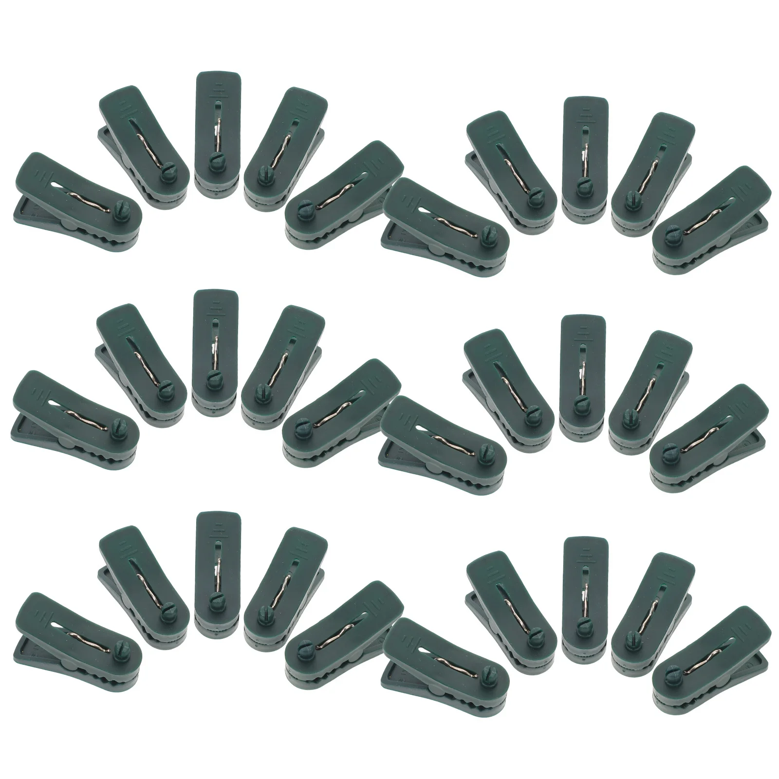 

30Pcs Plastic Holder Clips Vintage Christmas Tree Clip on Taper Stands for Garland Wreath Holiday Decoration