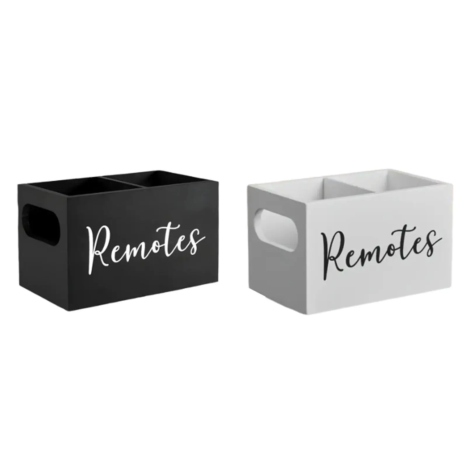 حامل جهاز التحكم عن بعد صندوق التحكم عن بعد 2 مقصورة منظم العلبة عن بعد لمنضدة الليل وغرفة المعيشة وطاولة السرير وأريكة المكتب #3