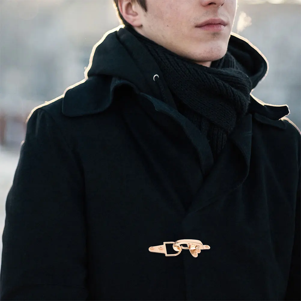 2 مجموعات التعشيق مشبك حزام الخصر سبائك الزنك إغلاق كليب استبدال للمعاطف البلوزات السترات حقائب الظهر أنيقة مصقولة