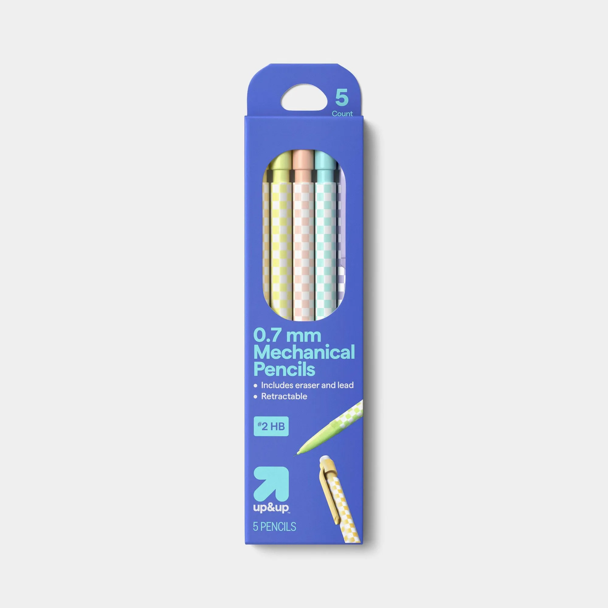5pk Fashion Writing Mechanical Pencils