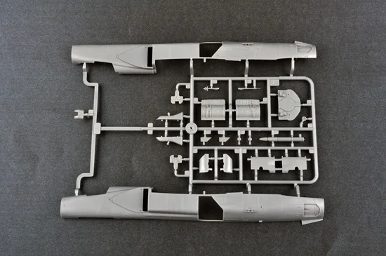 Trumpeter Kit de modelo de avión ensamblado de plástico 05802 MiG-27 Flogger D Fighter 1/48