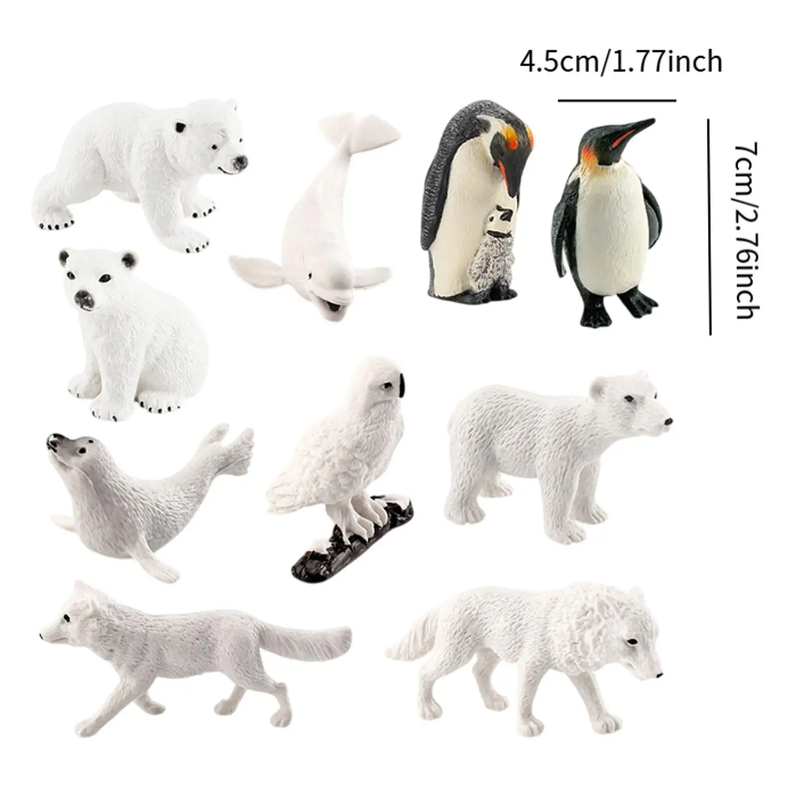 Simulation Lifelike Animal Playset Mini for Cognitive Toy Children Kids Toy