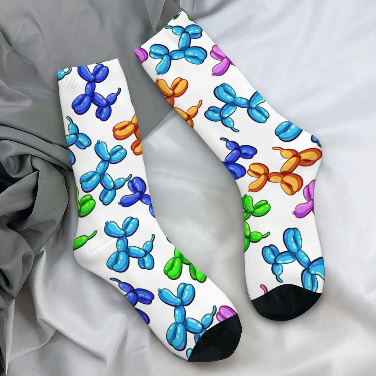 Balloon Dog Socks Winter Colorful Art Stockings Trendy Couple Comfortable Socks Design Outdoor Anti Skid Socks