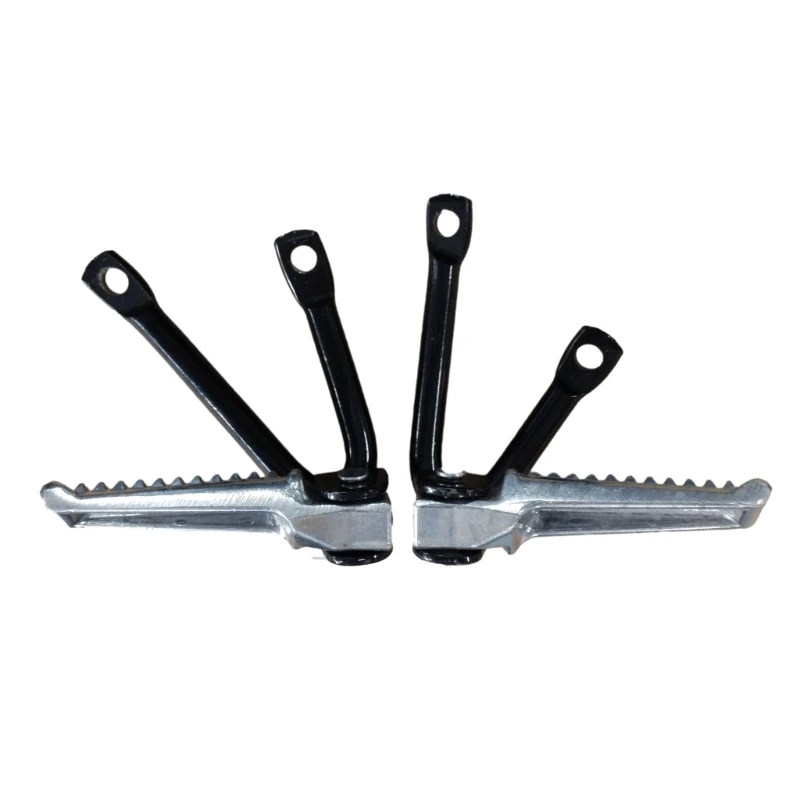 

2Pcs Motorcycle Foot Pegs Skidproof Foot Rest Highway Footpegs Aluminum Alloy Motorcycle Part Folding Rear Pedals
