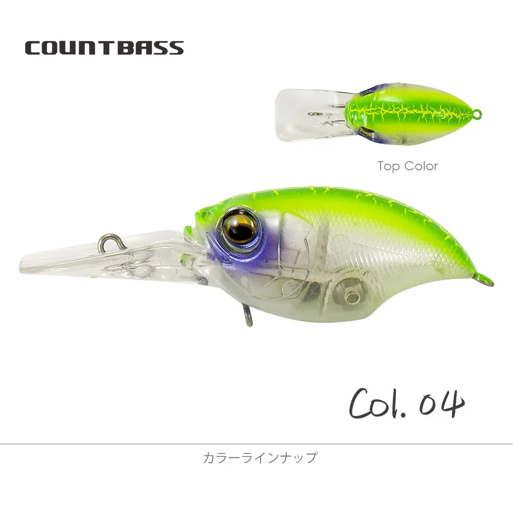 Countbass Wobbler 38 mm 1-1/2 Zoll 43 mm 1-3/4 Zoll 48 mm 1-7/8 Zoll Angelköder Stecker Wobble Fishing Kunststoffköder Wobbler – Detail 29